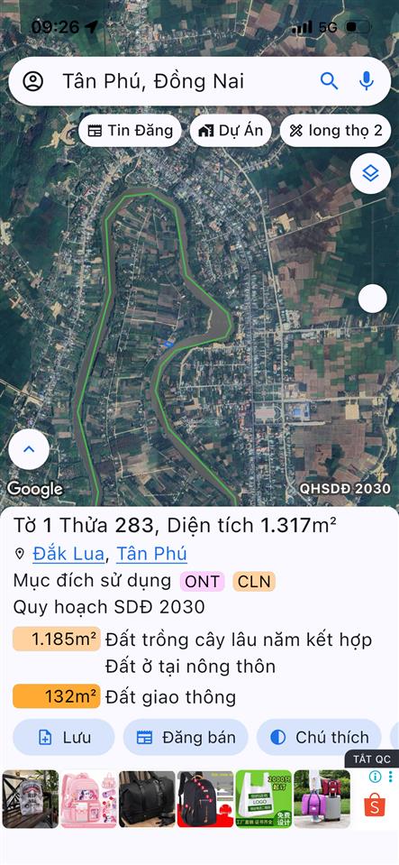 Thanh lý gấp lô đất daklua ,đồng nai