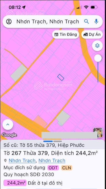 Lô đất đẹp xây nhà trọ cao cấp tại nhơn trạch