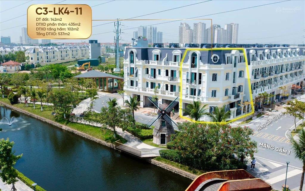 Bán nhà biệt thự song lập 5pn, 5wc, tại an lạc green symphony, giá 2832 tỷ