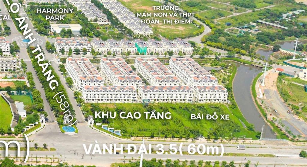 Bán nhà biệt thự song lập 5pn, 5wc, tại an lạc green symphony, giá 2832 tỷ
