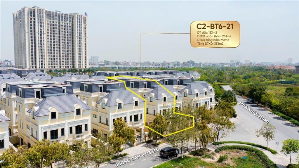 Bán nhà biệt thự song lập 5pn, 5wc, tại an lạc green symphony, giá 2832 tỷ