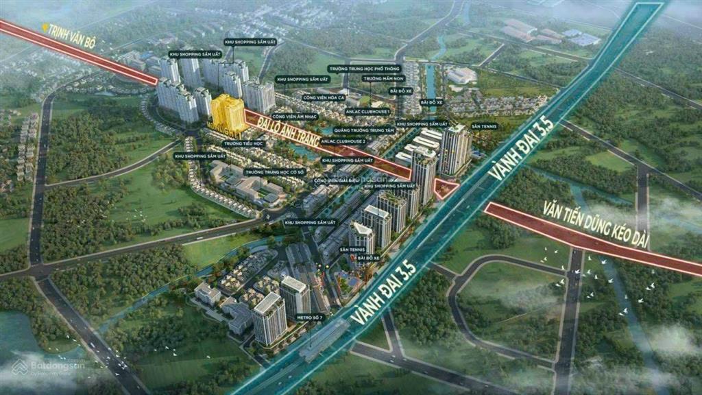 Bán nhà biệt thự song lập 5pn, 5wc, tại an lạc green symphony, giá 2832 tỷ