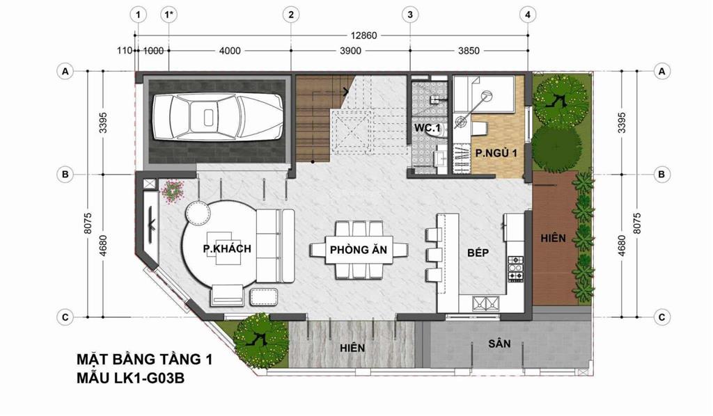 Bán căn liền kề góc 6pn, 6wc, 142m2 tại an lạc green symphony, giá ưu đãi 38,5 tỷ vnd