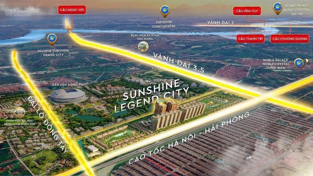 Suất ngoại giao 3pn đẹp tòa l8  sunshine legend city