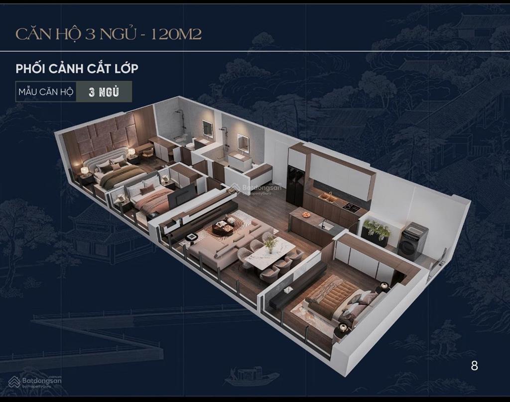 Suất ngoại giao 3pn đẹp tòa l8  sunshine legend city