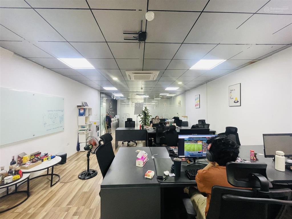 Nhượng văn phòng 115m2, giá 15 triệu, chia 3 phòng, sàn gỗ, sẵn nội thất tại nguyễn ngọc nại