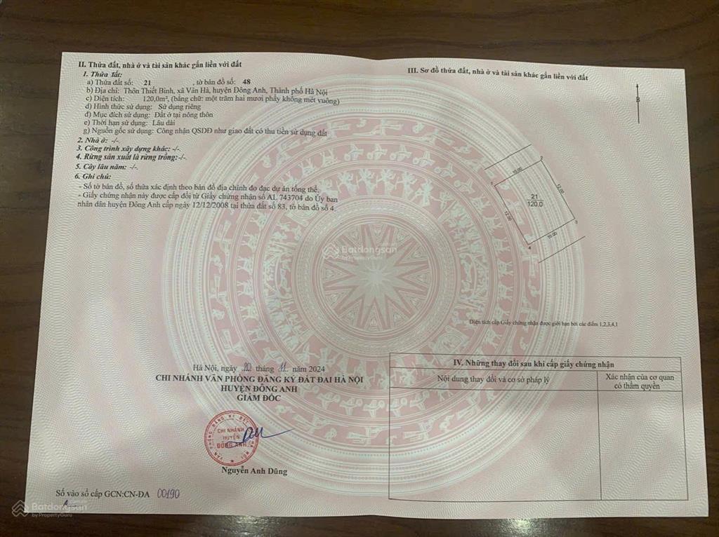 Chính chủ tôi cần bán hàng hiếm khu thiết bình 120m2 cơ hội không chờ người chậm tay 0963 781 ***