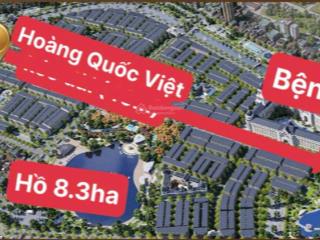 Bán cặp shophouse 200m2 mt10m hoàng quôc việt kéo dài rộng 40m, gần hồ, gần bệnh viện, trường học