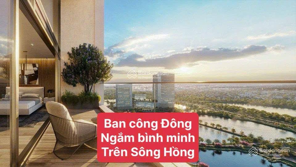 Căn ngoại giao góc 3pn 103m2 sân vườn 2 mặt thoáng view sông hồng siêu đẹp