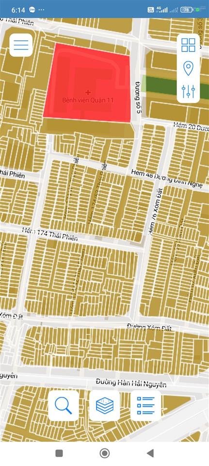 Nhà 5 tầng mặt tiền kinh doanh xe tải đường thái phiên. dtsd ~200m2. sân thượng rộng thoáng, 4pn