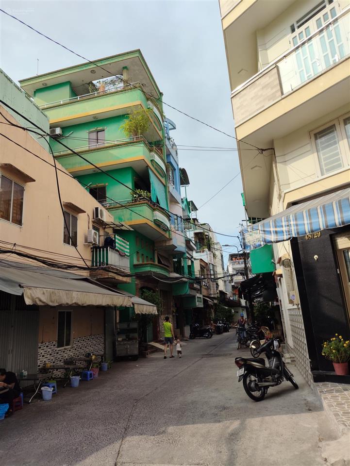 Nhà 5 tầng mặt tiền kinh doanh xe tải đường thái phiên. dtsd ~200m2. sân thượng rộng thoáng, 4pn