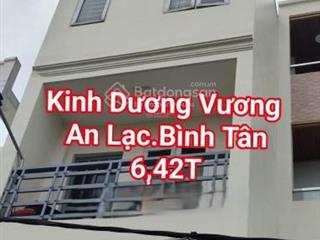 Bán nhà 4x16m. kinh dương vương. an lạc, 4 tầng, 6,42 tỷ. ô tô ngủ nhà