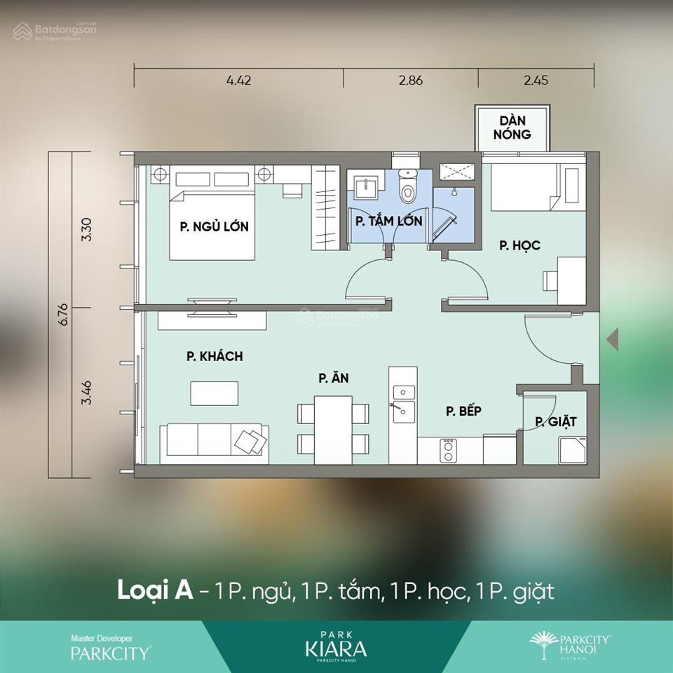 Chính chủ cần tiền bán gấp căn 1pn+ park kiara giá rẻ nhất dự án, có thương lượng giá