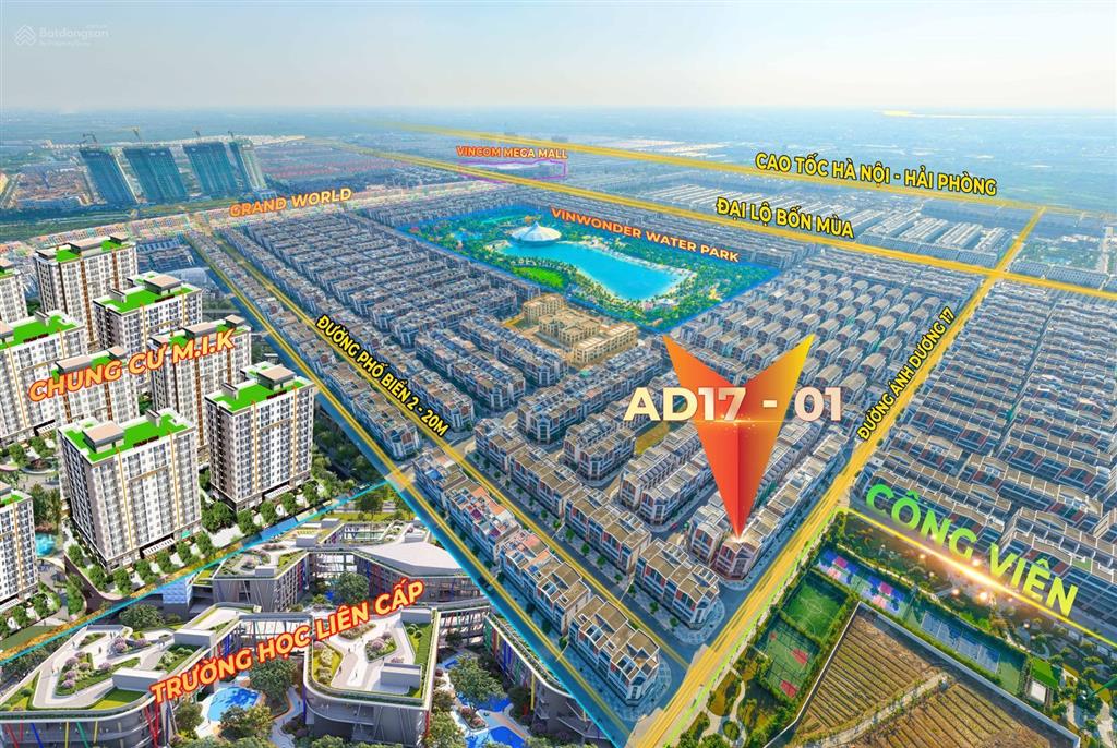 Căn góc ad17 diện tích 110m2, giá chỉ 14 tỷ