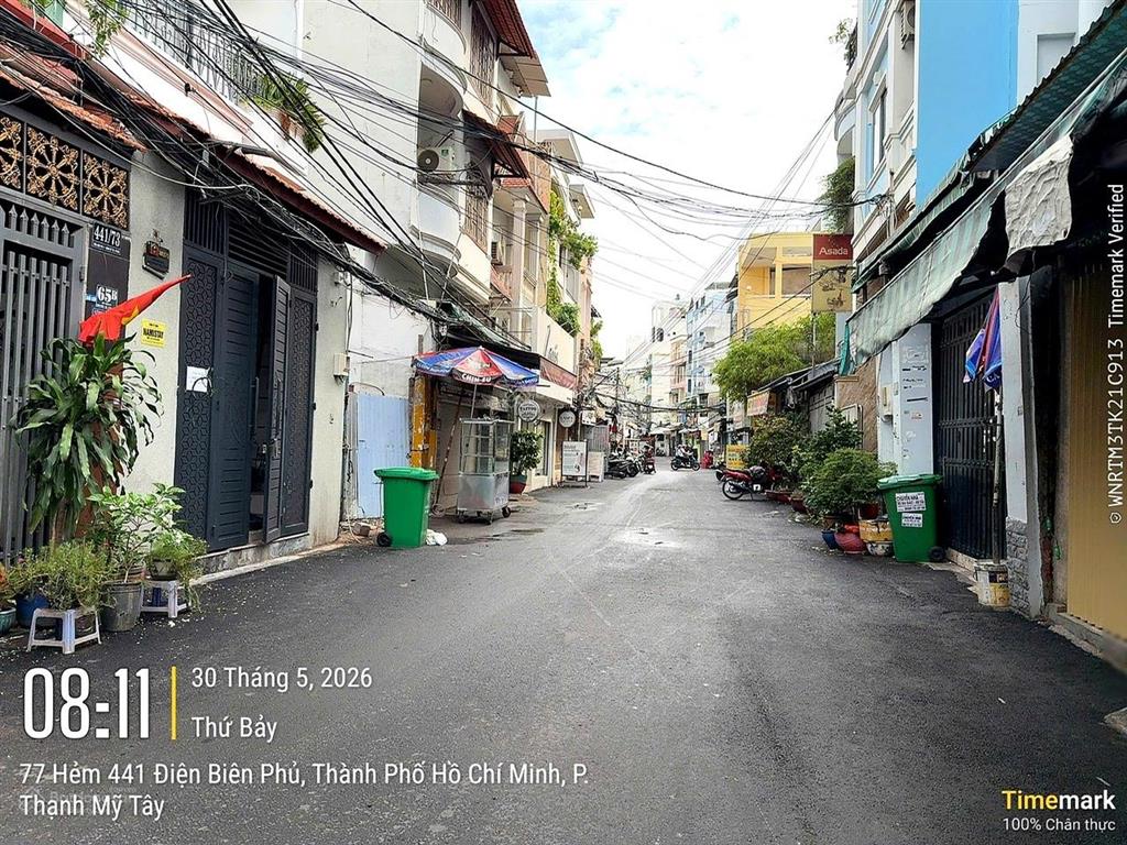 Chính chủ bán nhà hẻm 8m điện biên phủ bình thạnh, 60m², hoàn công đủ, 7 phòng, giá 16,3 tỷ