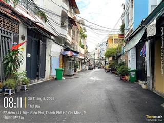 Chính chủ bán nhà hẻm 8m điện biên phủ bình thạnh, 60m², hoàn công đủ, 7 phòng, giá 16,3 tỷ