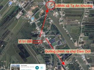 Bán gấp đất tại thị trấn đầm dơi, đầm dơi, cà mau, giá 1 tỷ, diện tích 2715.6 m2