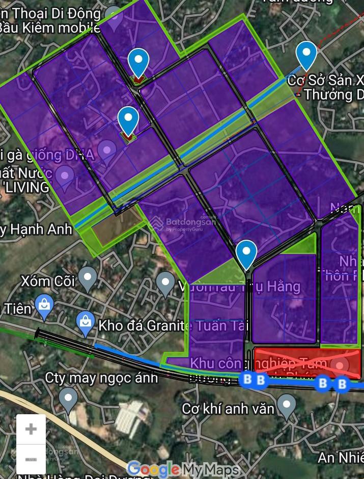 Lô 1.000m2 kcn tam dương i thu hút đa dạng ngành nghề