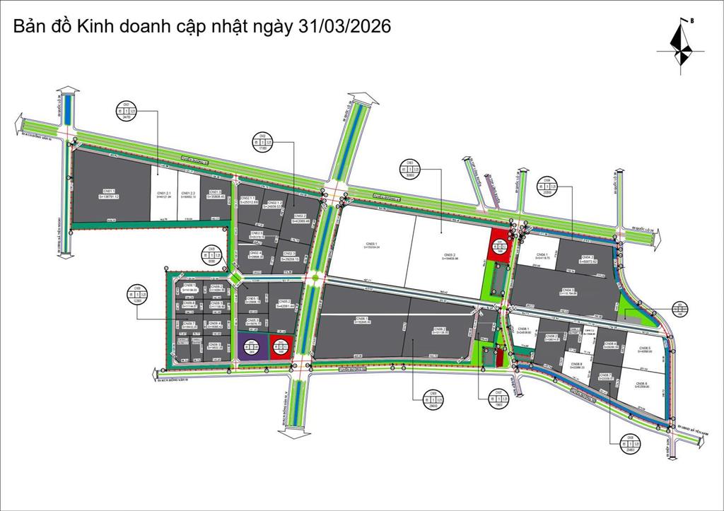 Chuyển nhượng 1ha kcn taseco đồng văn 3 giá tốt