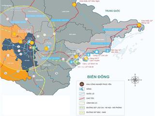 Hàng hiếm lô 2000m2 tại kcn phúc yên sát sân bay nội bài