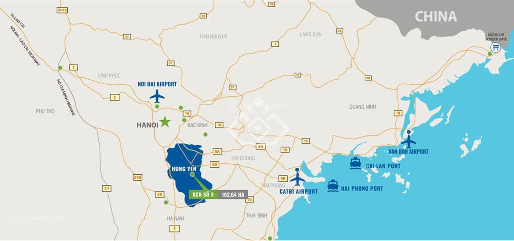 Chuyển nhượng lỗ 1ha kcn số 5 hưng yên do đổi hướng sản xuất