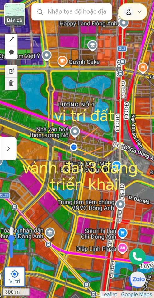 Chỉ hơn 3 tỷ (có thương lượng) ngay mảnh đất đẹp 46m thôn cổ dương, tiên dương, đông anh, hà nội.