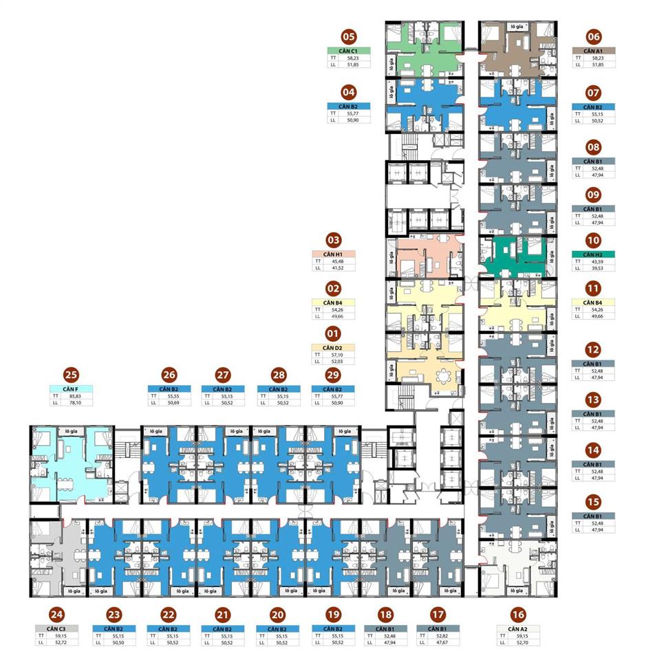 Thanh toán chỉ 5% ngưng đến 7/2026 | bcons center city căn 2pn 2wc