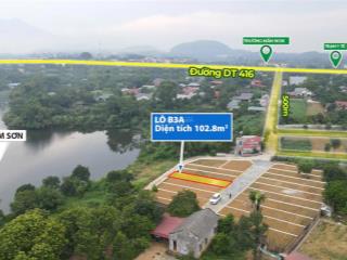 Còn duy nhất 1 lô view hồ 102,8m2 giá chỉ 18tr/m2 cách hồ đồng mô 500m, gần trường lục quân sơn tây