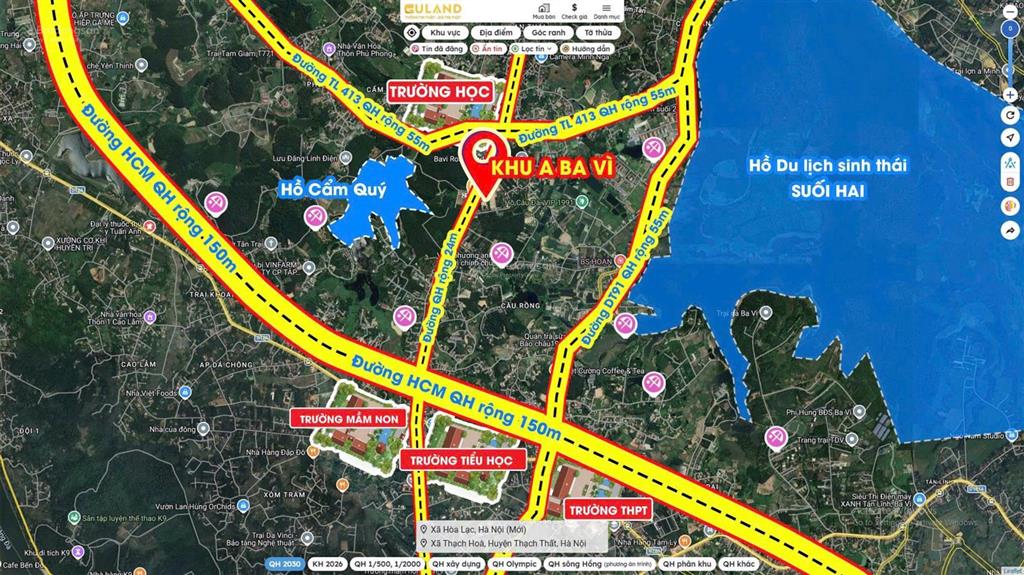 Em bán rẻ lô đất 150m2 tại gần trung tâm suối hai, xung quanh đông đúc, đường vào 8m, giá trên tỷ