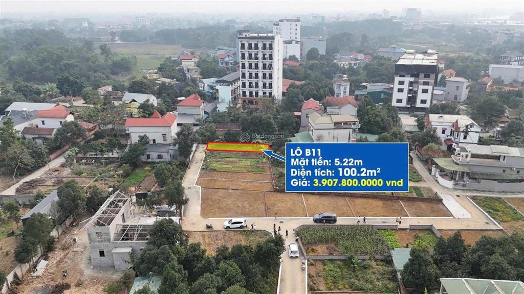 Bán lô đất 100m2 trung tâm hoà lạc, gần sát đại học fpt, học viện tài chính. xây cho thuê được luôn