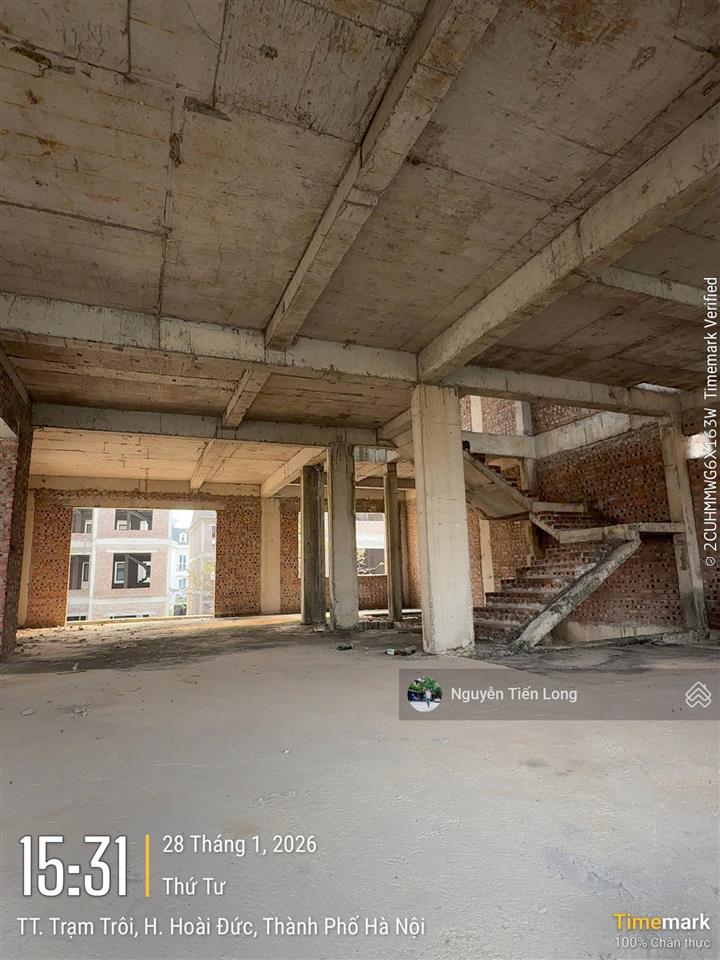 Bán biệt thự lideo hoài đức  view hồ  360m2  mt 15m  2 mt trước sau  giá 60.8 tỷ có tl