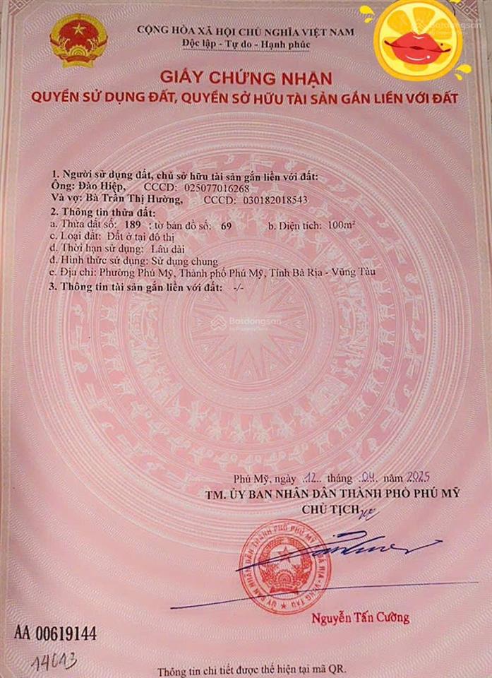 Bán đất nền tại tđc 37ha phú mỹ, 2,8 tỷ, 100m2, đẹp, nhiều tiện ích