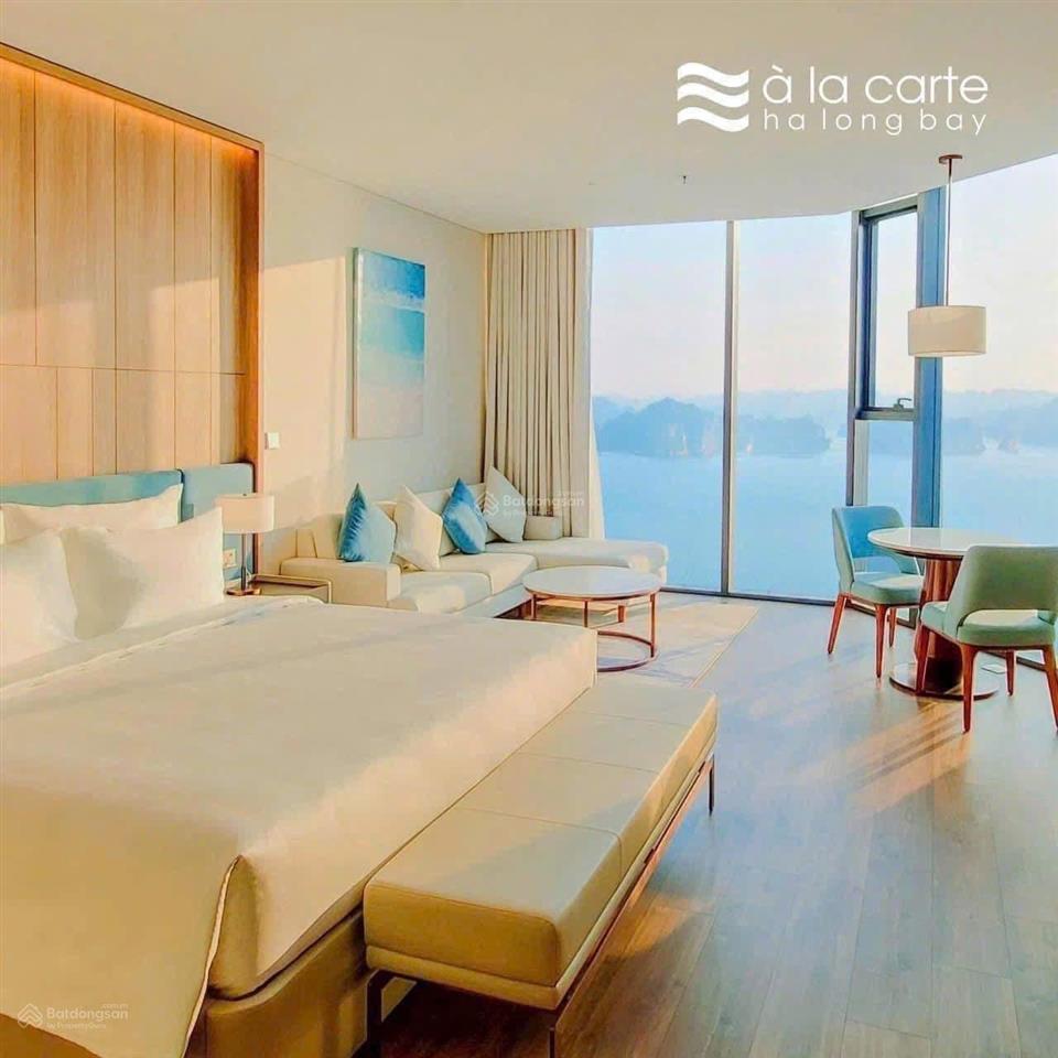 Alacarte hạ long bán căn studio trực diện biển tầng cao, full nội thất chưa bóc,cam kết lợi nhuận