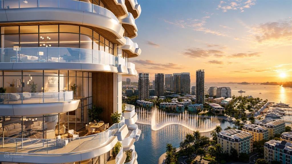 Primabay hạ long tầng 20 view hồ nhạc nước, biển, bến du thuyền giá 2 tỷ full nội thất