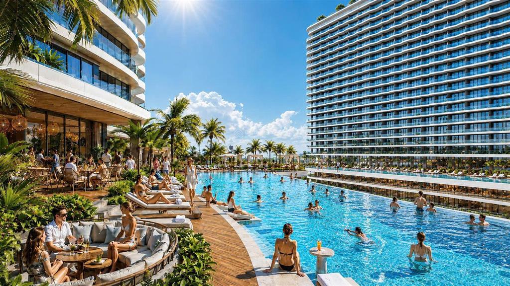 Primabay hạ long tầng 20 view hồ nhạc nước, biển, bến du thuyền giá 2 tỷ full nội thất