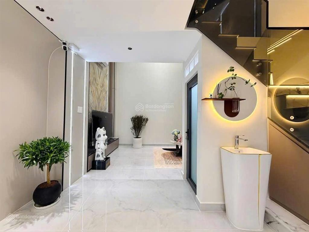 Nhà mới xây ngay phan văn khoẻ, 4 x 14, 4 tầng, 4pn, thiết kế hiện đại, kế bên trường bình tiên