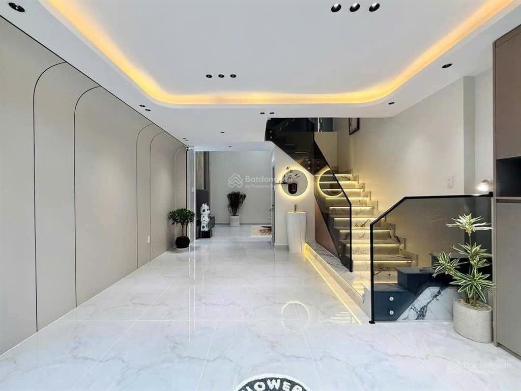 Nhà mới xây ngay phan văn khoẻ, 4 x 14, 4 tầng, 4pn, thiết kế hiện đại, kế bên trường bình tiên