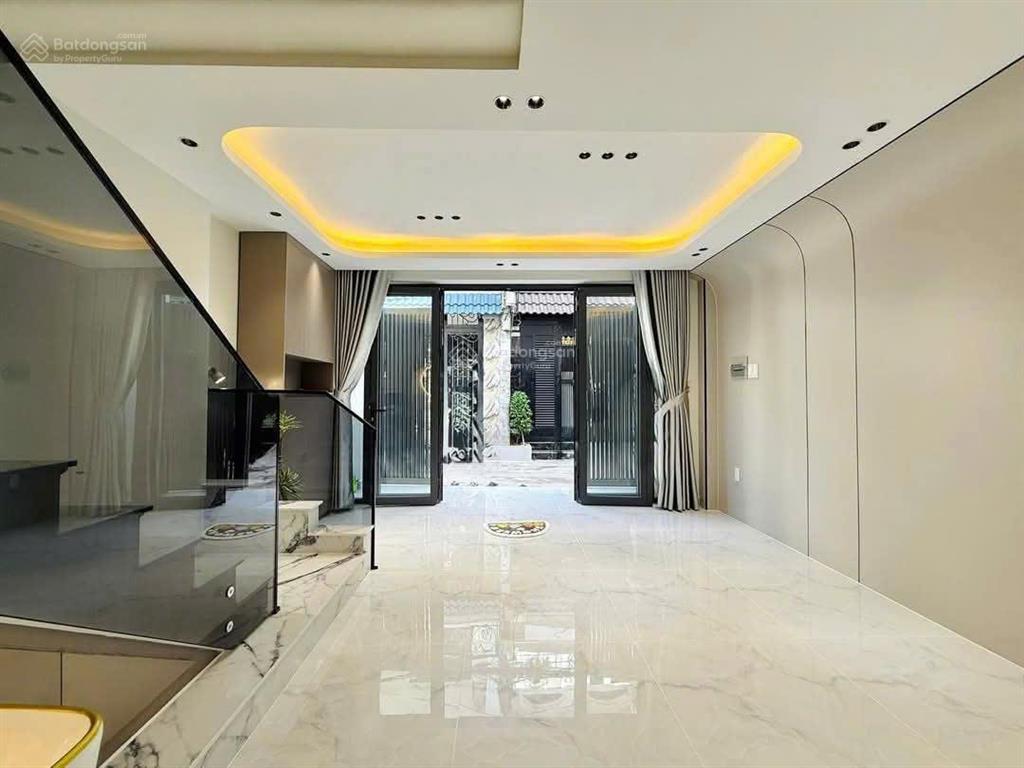 Nhà mới xây ngay phan văn khoẻ, 4 x 14, 4 tầng, 4pn, thiết kế hiện đại, kế bên trường bình tiên