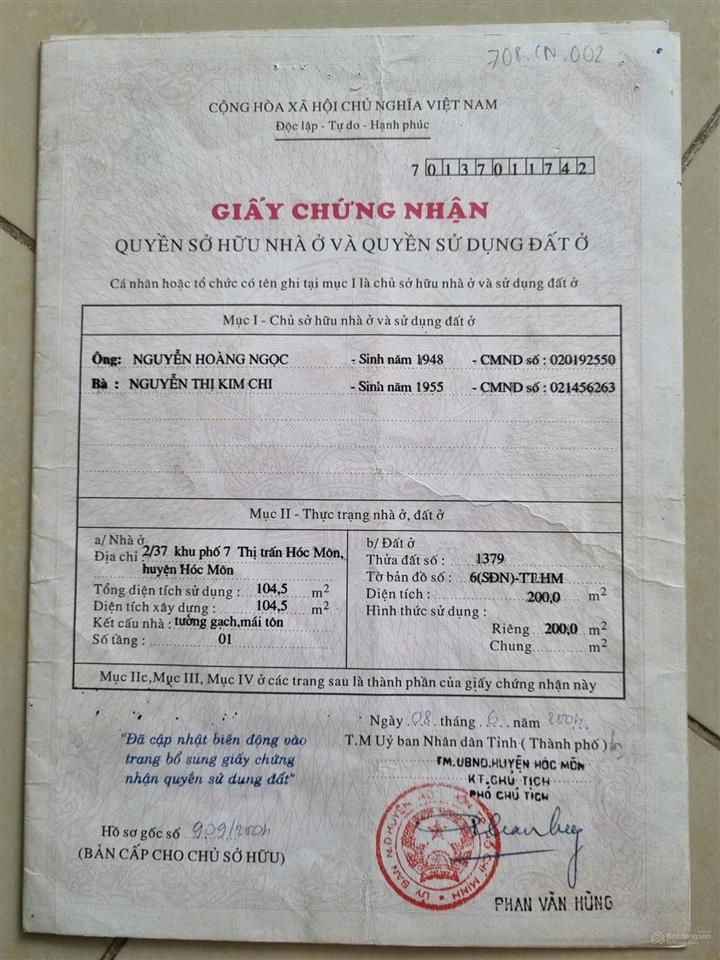 Kẹt tiền cần bán gấp, giá nêu trên đã giảm 2 tỷ so với ban đầu. đất chính chủ