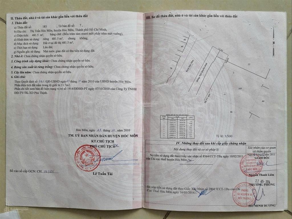 Kẹt tiền cần bán gấp, giá nêu trên đã giảm 2 tỷ so với ban đầu. đất chính chủ