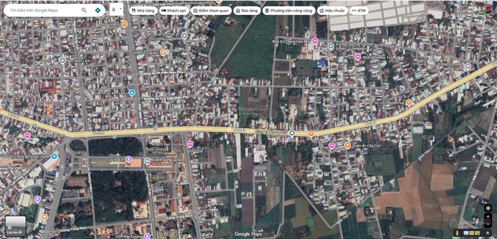 Bán đất đẹp tại cách mạng tháng tám, 4,95 tỷ, 225m2, hòa thành, tây ninh