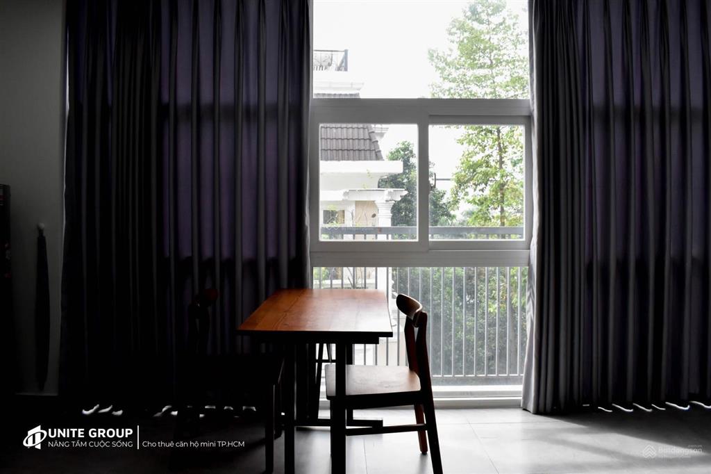 Cho thuê căn hộ 1pn ban công rộng 40m2 phan thúc duyện, kế công viên gia định