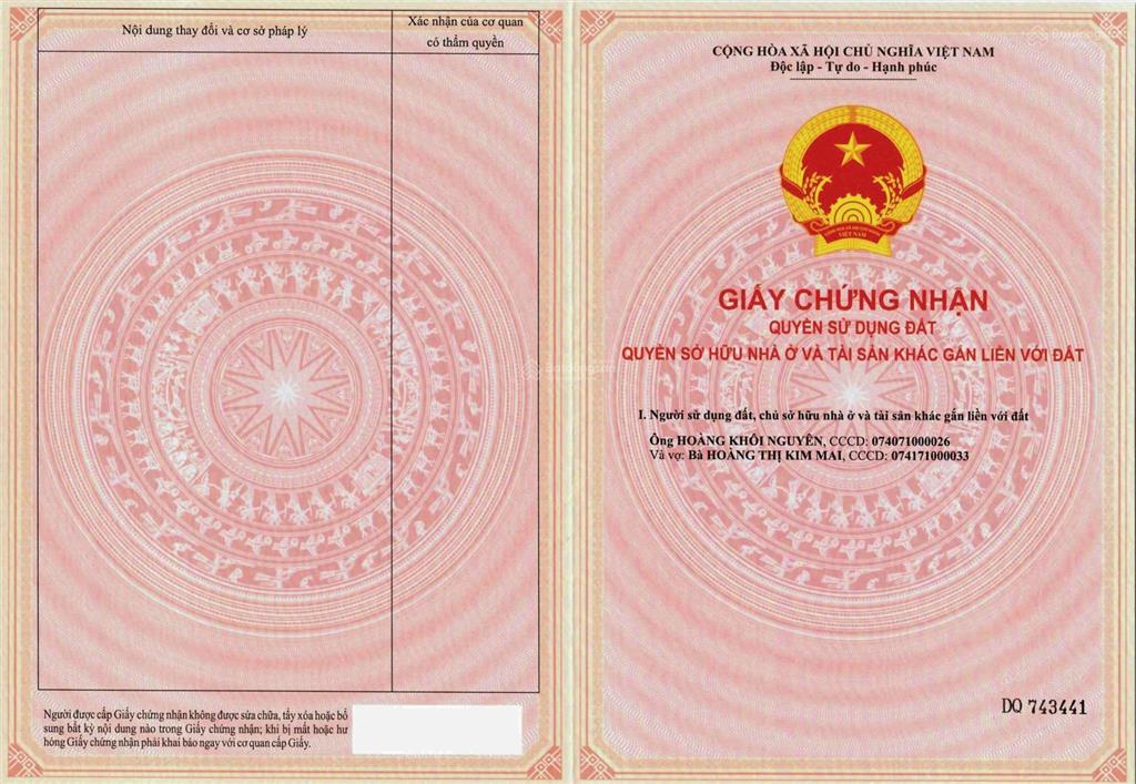 Bán 526m2 đất  giá 60 triệu/m2  cách đỗ xuân hợp (cầu nam lý) 350m, đường nhựa 6m. chia được 2 lô