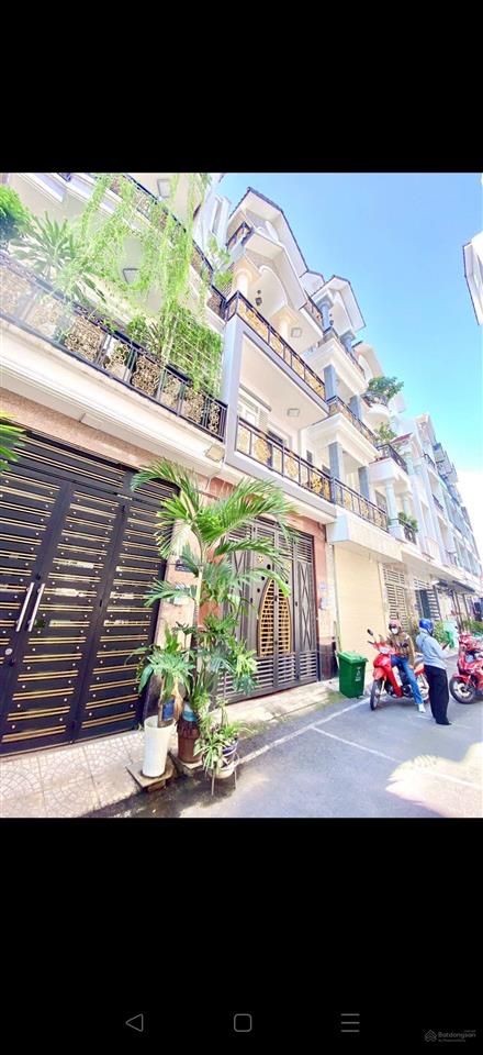 Bán nhà 4 tầng khu đồng bộ cao cấp lê văn quới  ngã tư 4 xã  giáp tân phú  60m2  7.2 tỷ