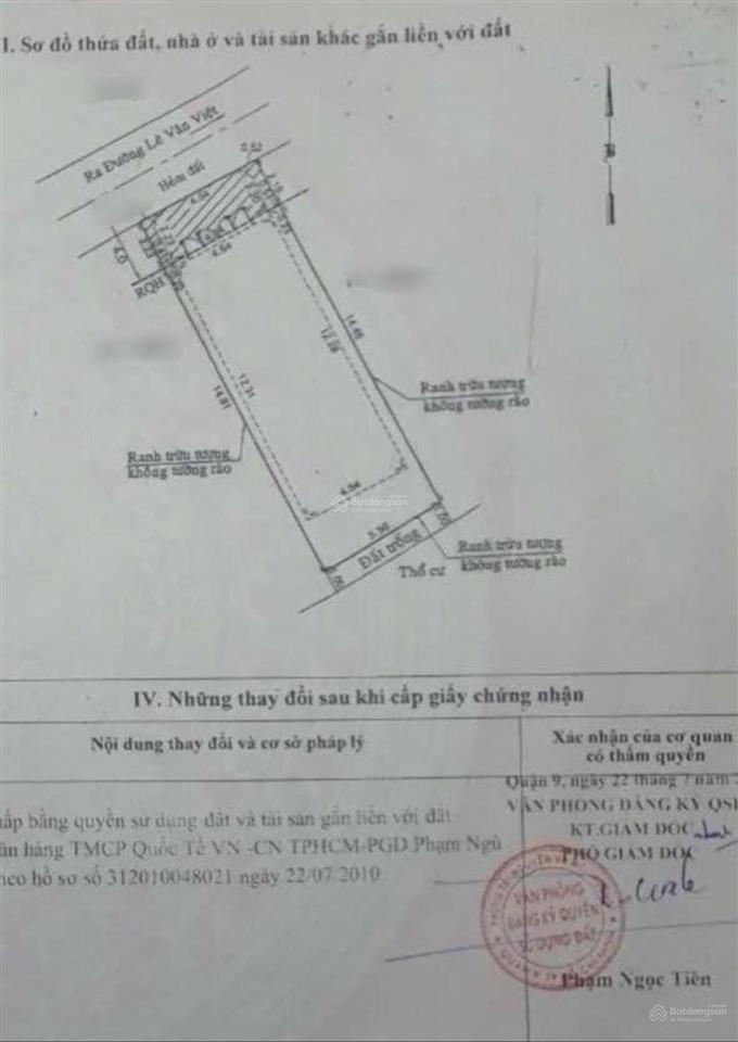Ngộp nhà cấp 4 hxh trục lê văn việt sát vincom quận 9, 82.5m2, shr hoàn công chỉ 4,25 tỷ
