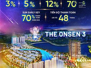 Onsen 3 hơn 2tỷ/căn  tòa căn hộ cao cấp sở hữu lâu dài cuối cùng tại elite island charmora city