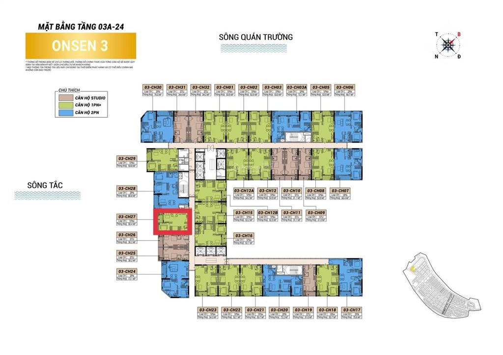 Căn 1pn+ mặt ngoài view sông tòa onsen 3 giá chỉ hơn 3 tỷ, charmora city nha trang by sun group