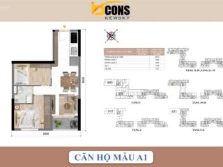 Căn 2pn 1wc 47m² hàng hiếm view landmark 81 tầng đẹp