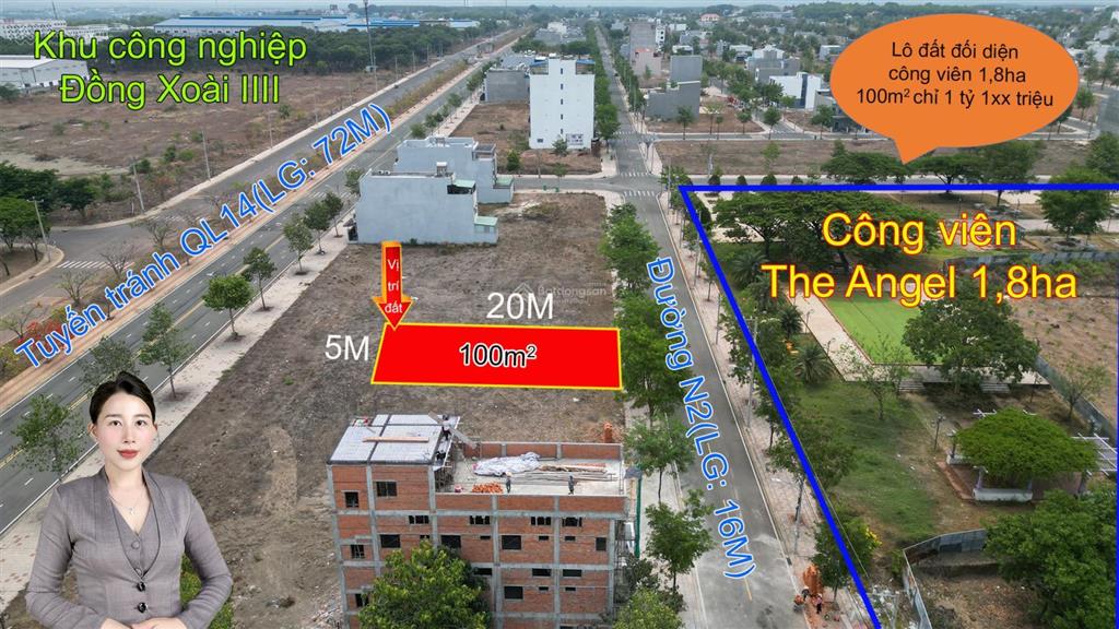 Đối diện công viên 1,8ha  giá chỉ hơn 1 tỷ, hiếm còn sót lại