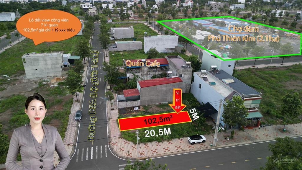 View công viên the destina 2,1ha chỉ hơn 1 tỷ sở hữu vị trí kinh doanh hiếm!